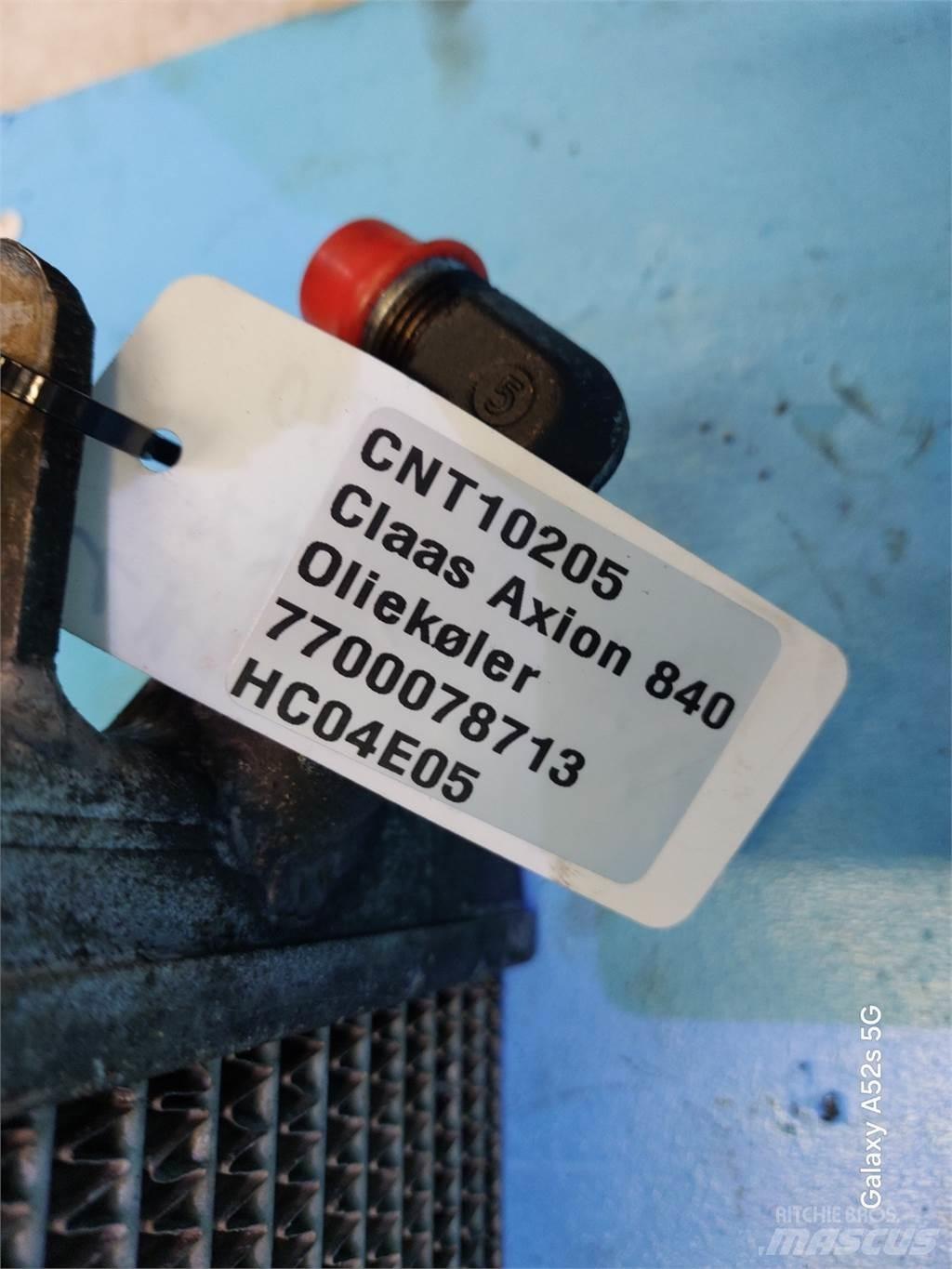 CLAAS Axion 840 Jäähdyttimet