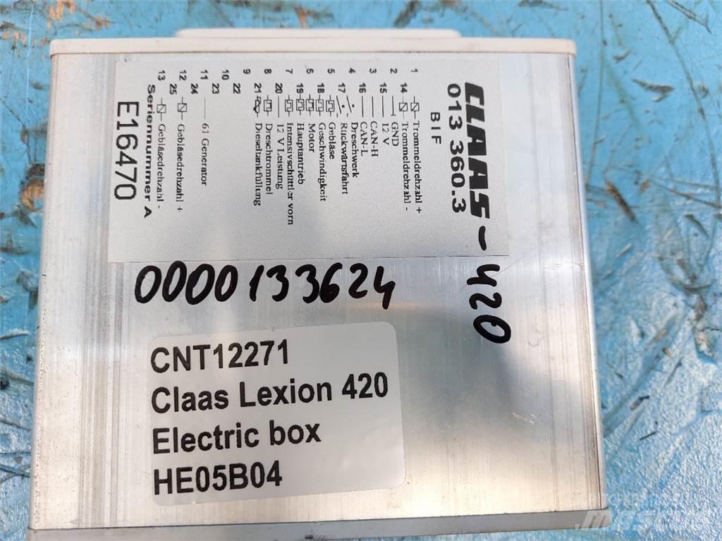 CLAAS Lexion 420 Sähkö ja elektroniikka