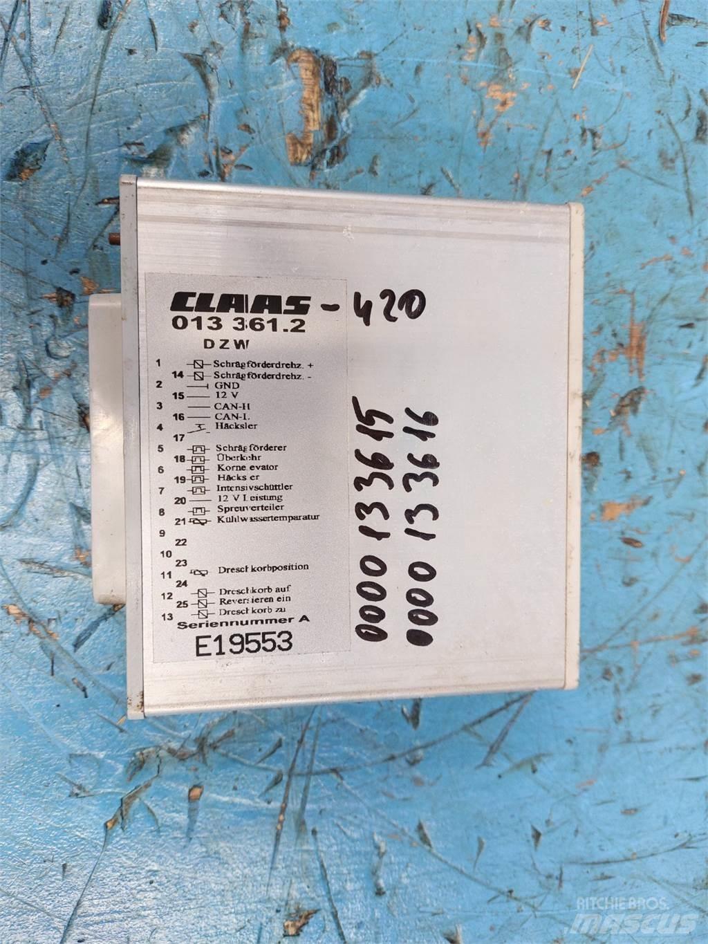 CLAAS Lexion 420 Sähkö ja elektroniikka