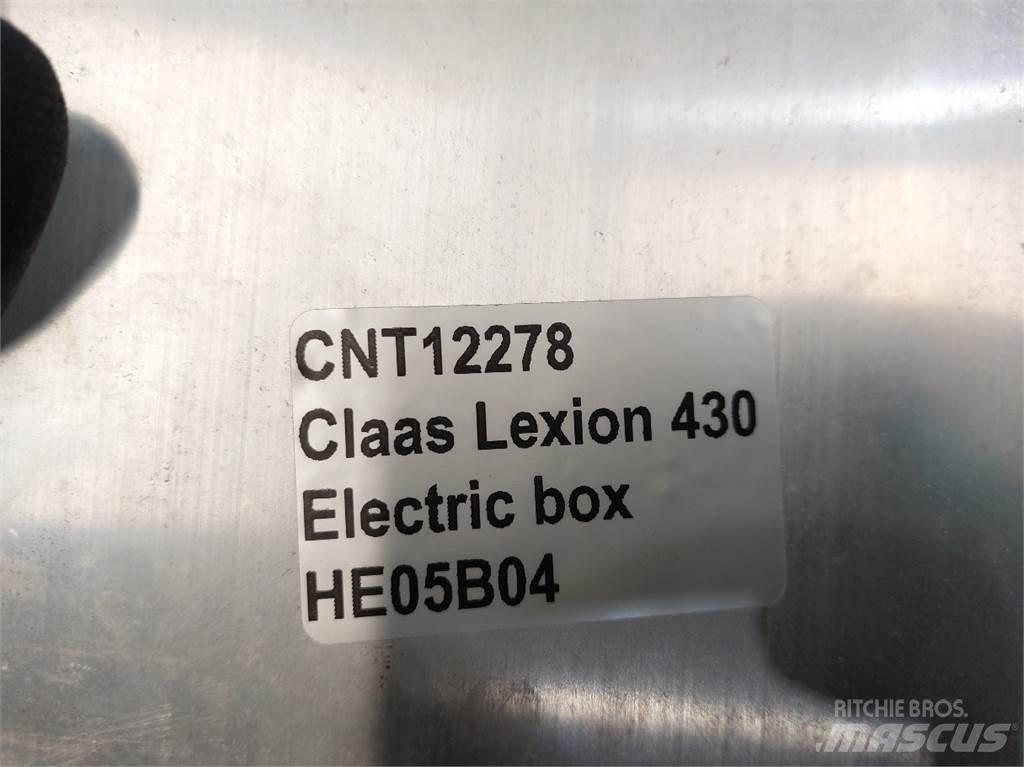 CLAAS Lexion 430 Sähkö ja elektroniikka