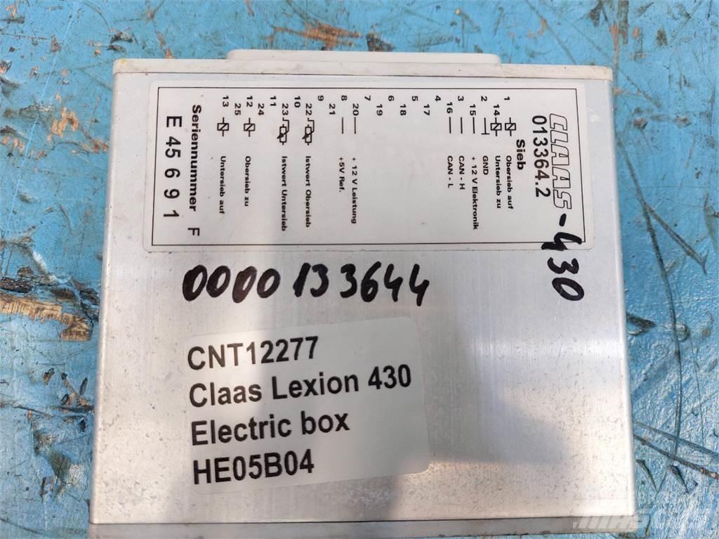 CLAAS Lexion 430 Sähkö ja elektroniikka