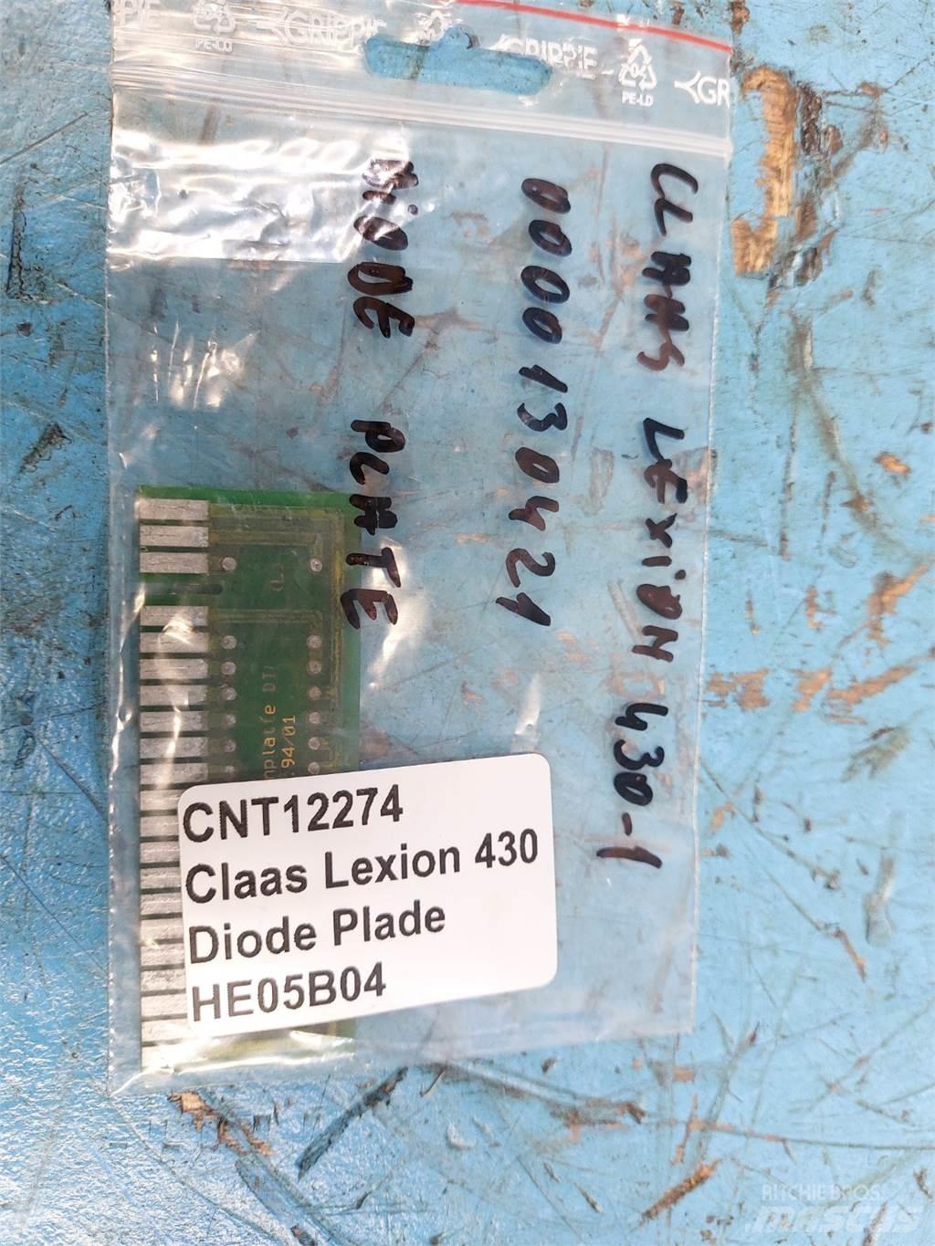 CLAAS Lexion 430 Sähkö ja elektroniikka