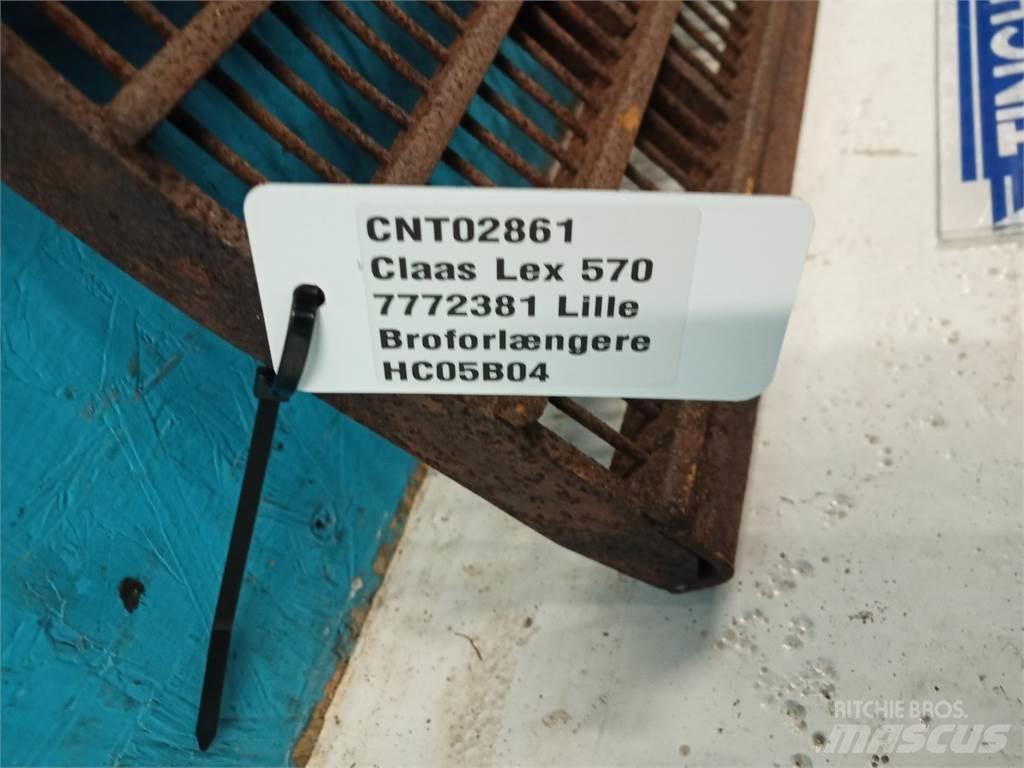 CLAAS Lexion 570 Lisävarusteet ja komponentit