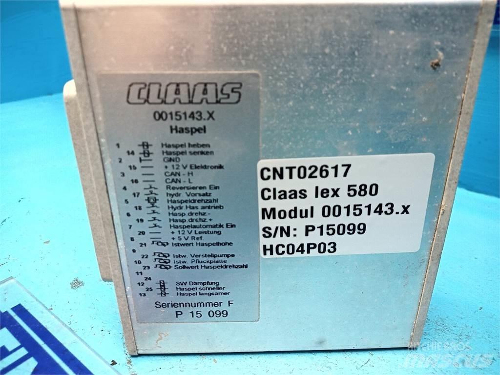 CLAAS Lexion 580 Sähkö ja elektroniikka