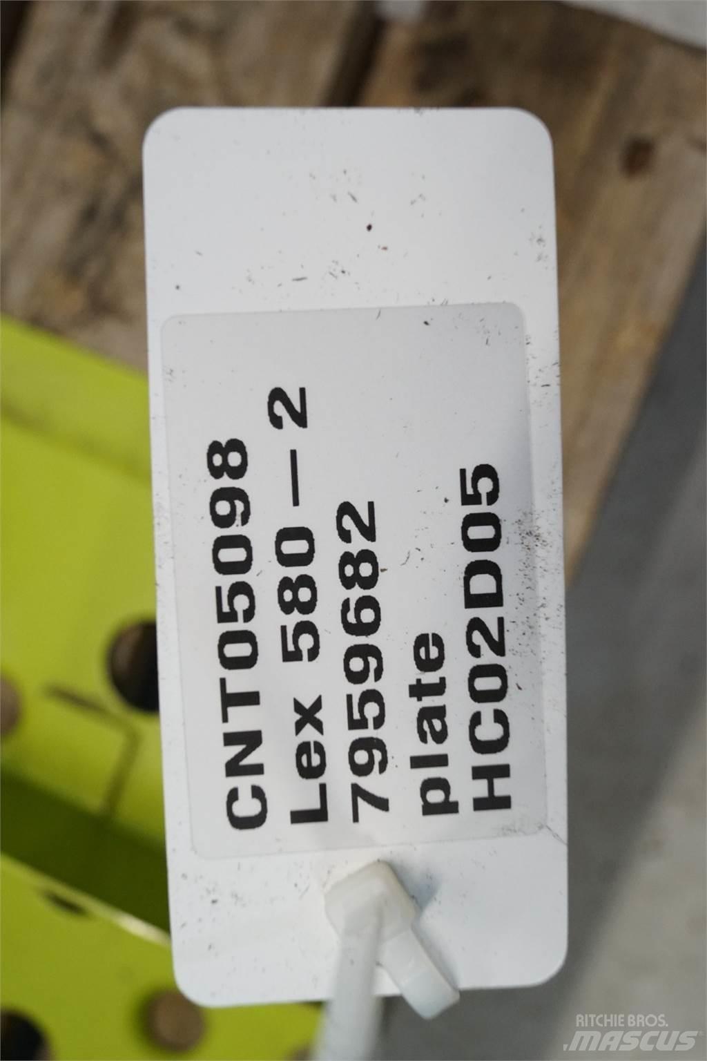 CLAAS Lexion 580 Muut maatalouskoneet