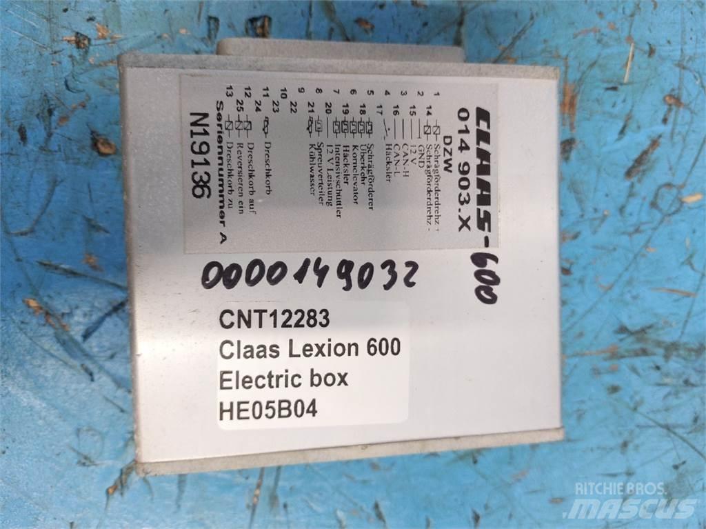 CLAAS Lexion 600 Sähkö ja elektroniikka