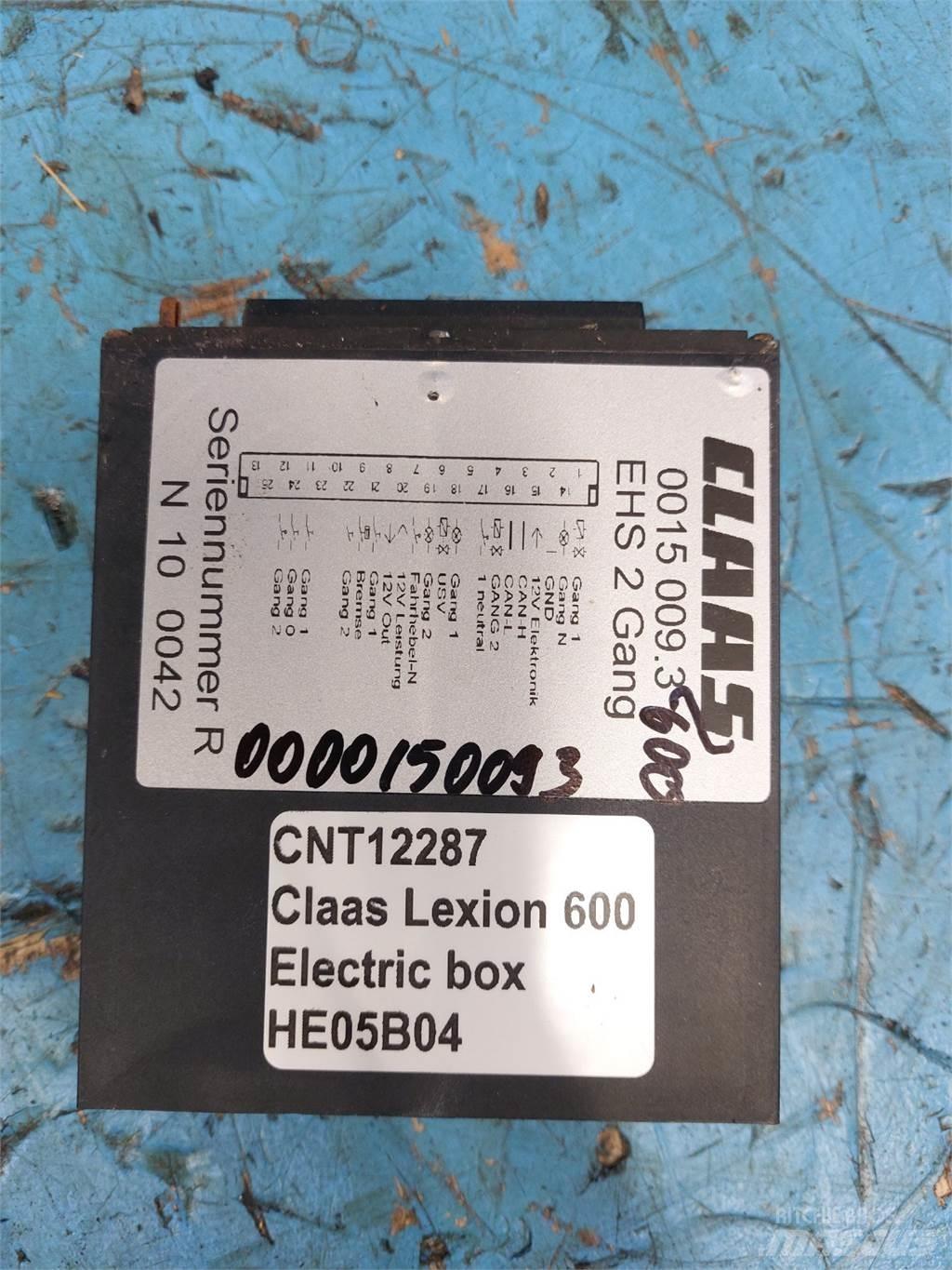 CLAAS Lexion 600 Sähkö ja elektroniikka