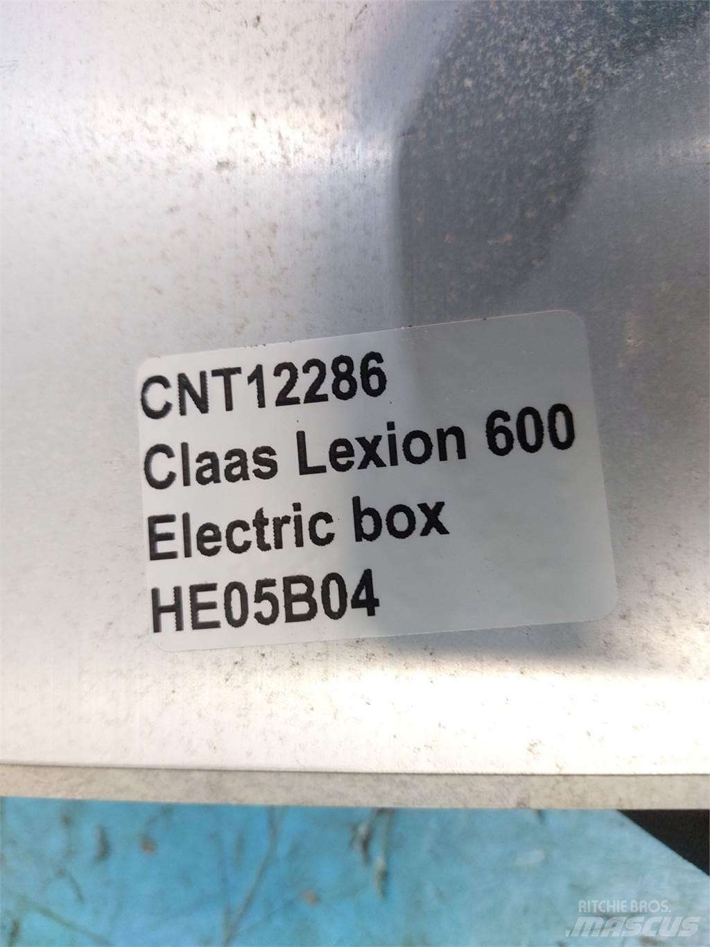 CLAAS Lexion 600 Sähkö ja elektroniikka