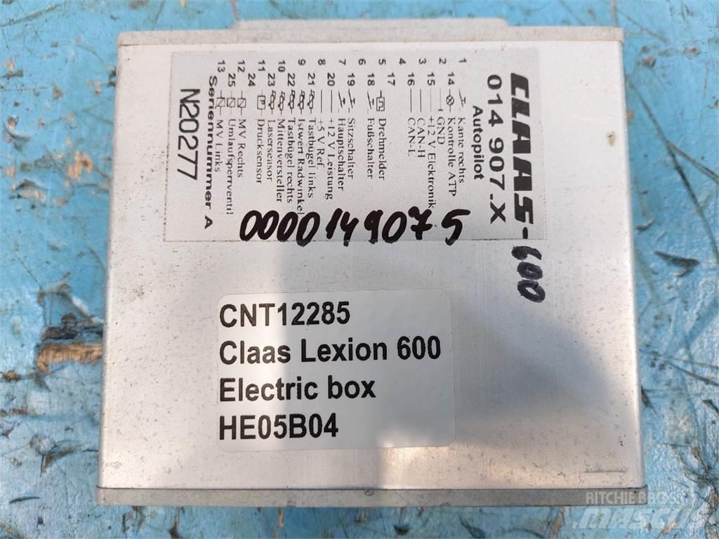 CLAAS Lexion 600 Sähkö ja elektroniikka
