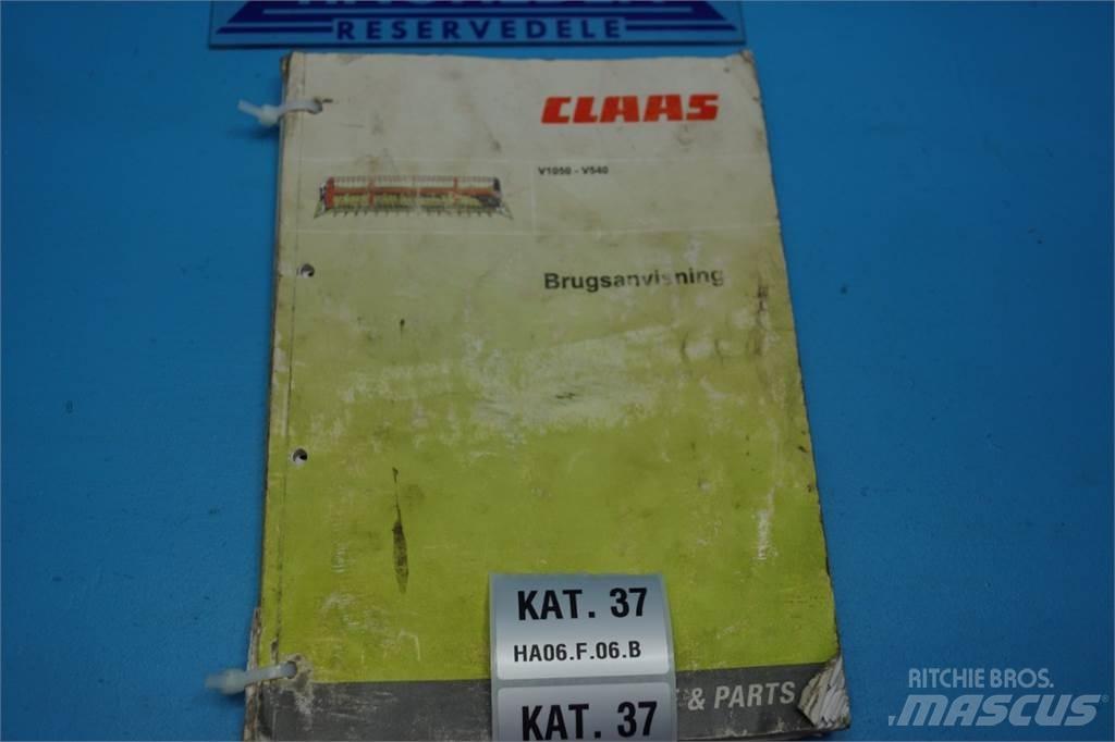 CLAAS V1050 Muut maatalouskoneet