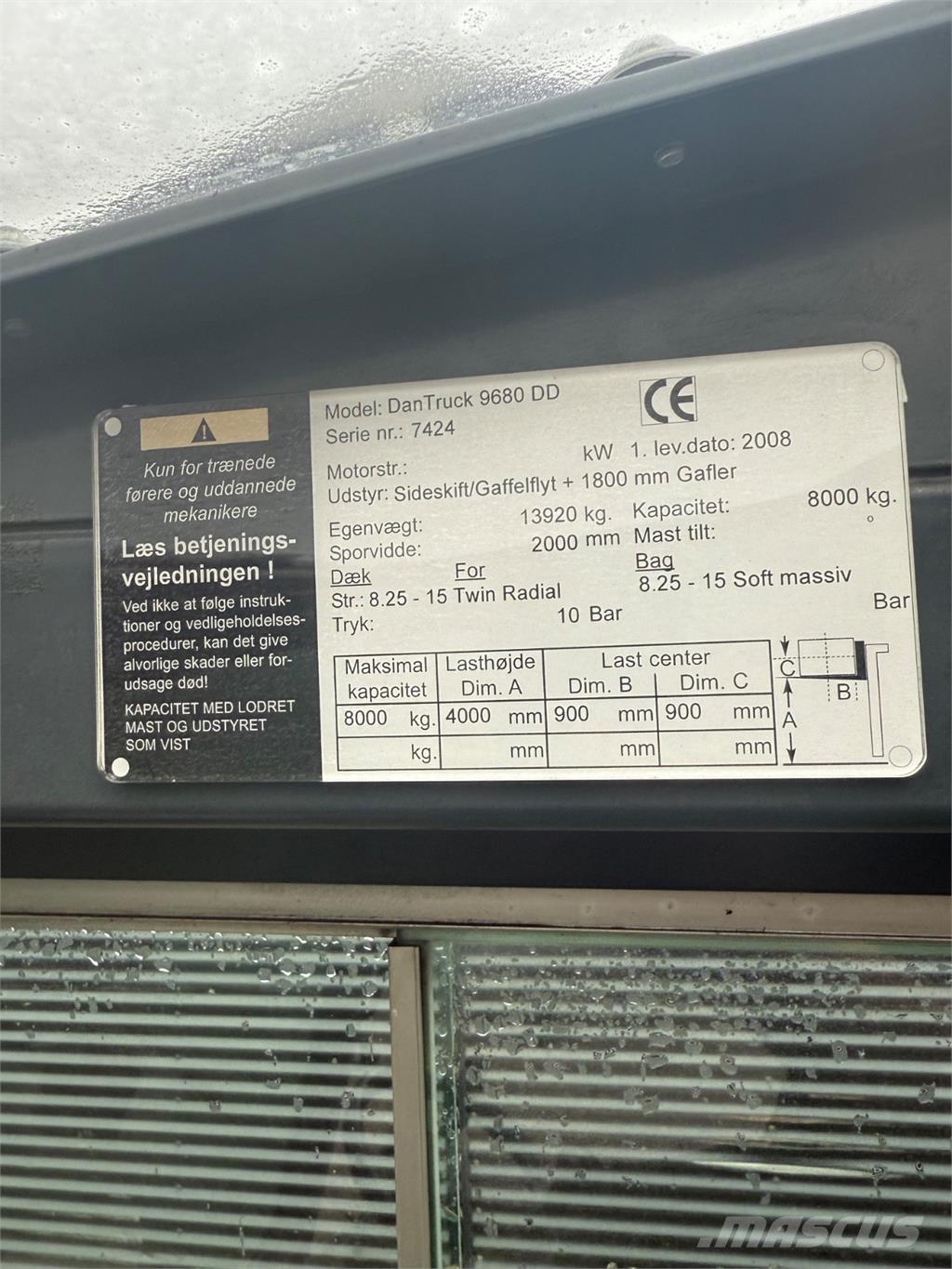 Dantruck 9680DD Dieseltrukit