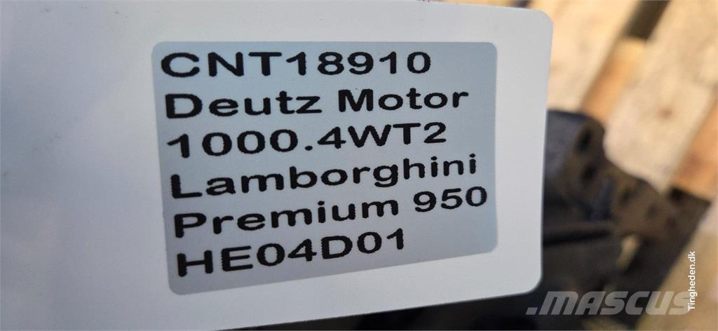 Deutz 1000.4WT2 Moottorit