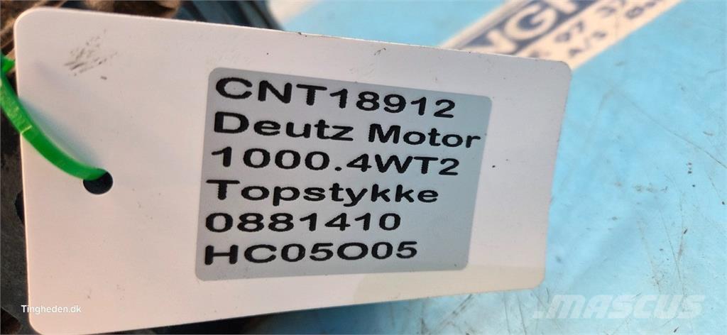 Deutz 1000.4WT2 Moottorit