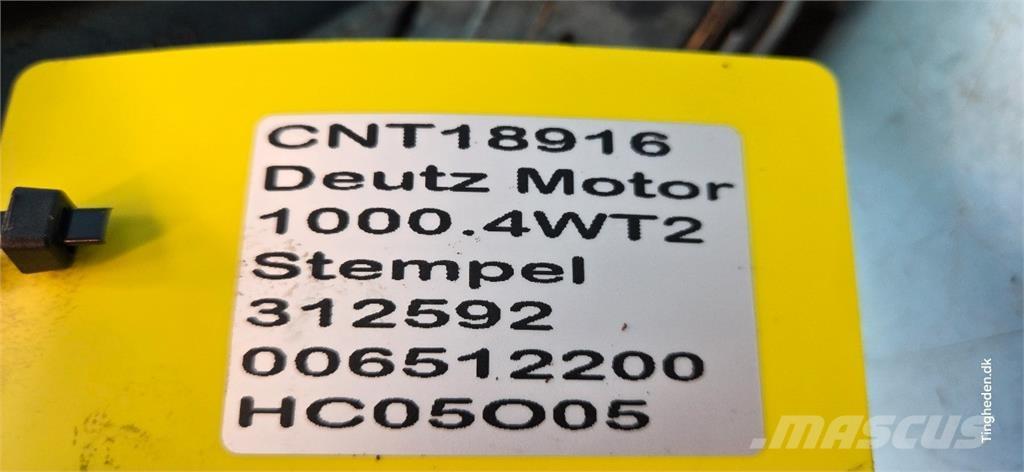 Deutz 1000.4WT2 Moottorit