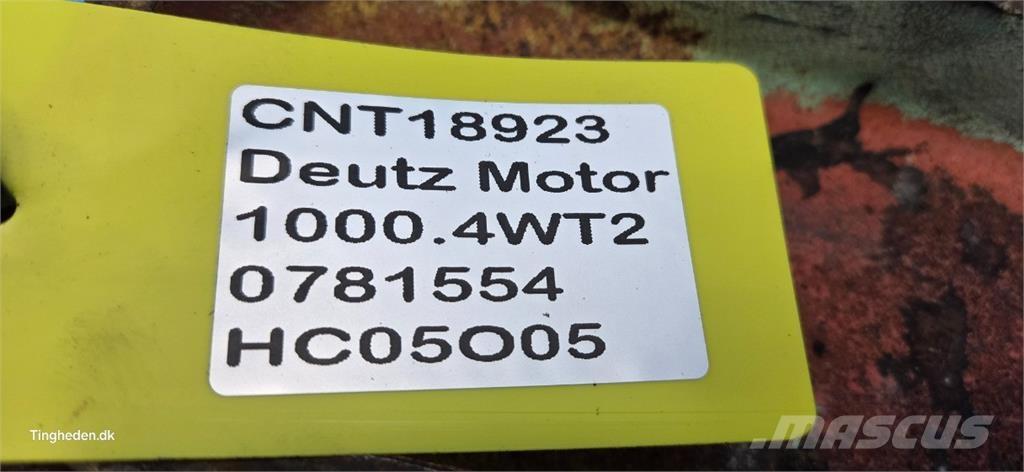 Deutz 1000.4WT2 Moottorit