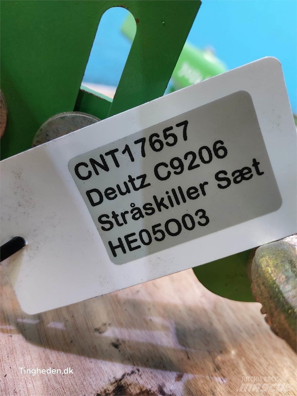Deutz C9206 Lisävarusteet ja komponentit