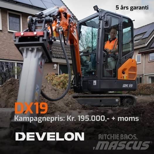 Develon DX19-7 Minikaivukoneet < 7t