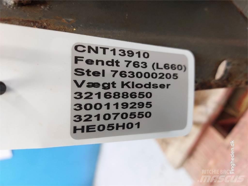 Fendt 763 Lisävarusteet ja komponentit