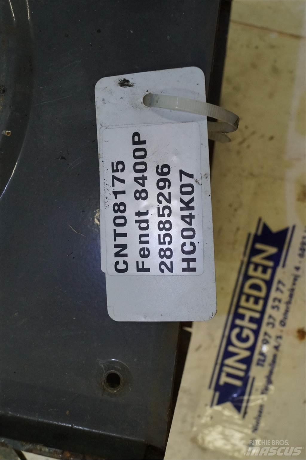 Fendt 8400P Lisävarusteet ja komponentit