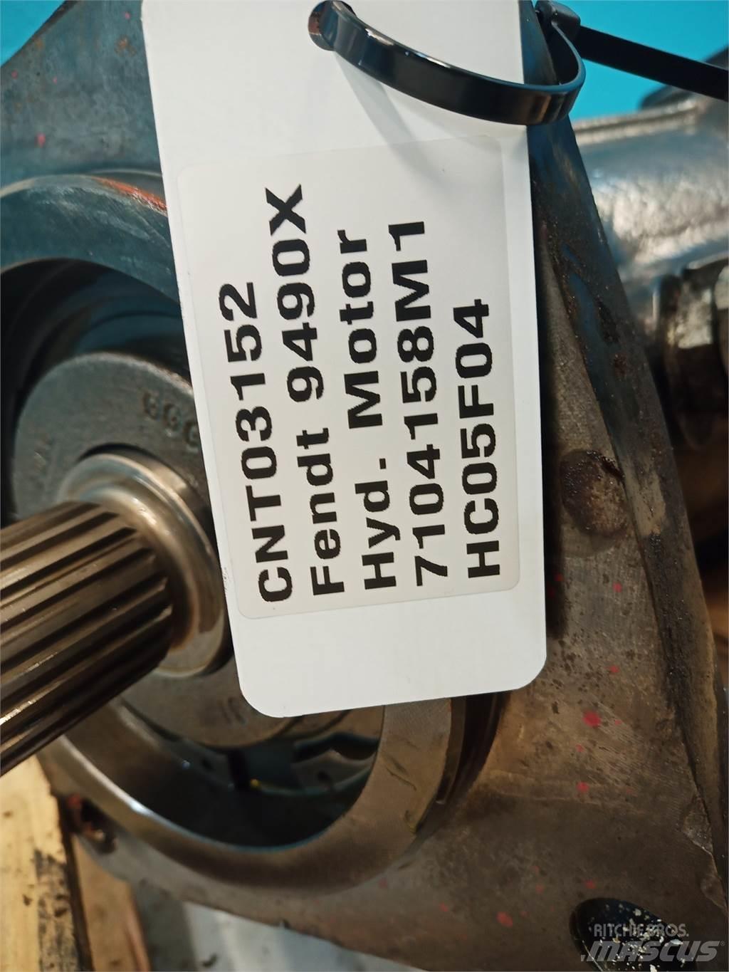 Fendt 9490X Hydrauliikka