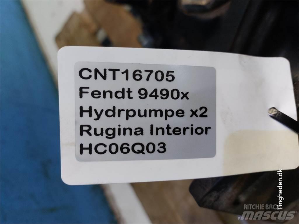 Fendt 9490X Hydrauliikka