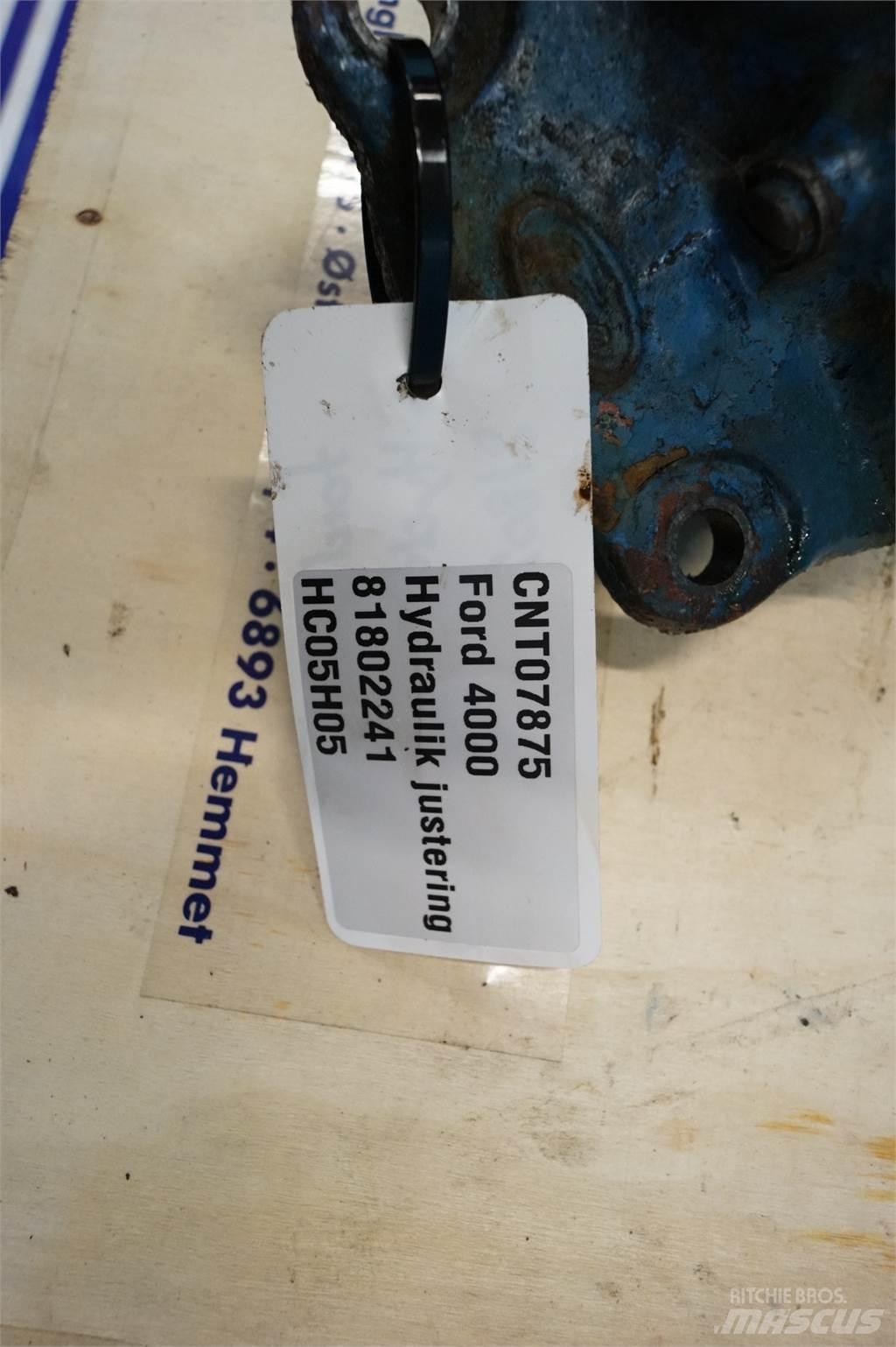 Ford 4000 Hydrauliikka