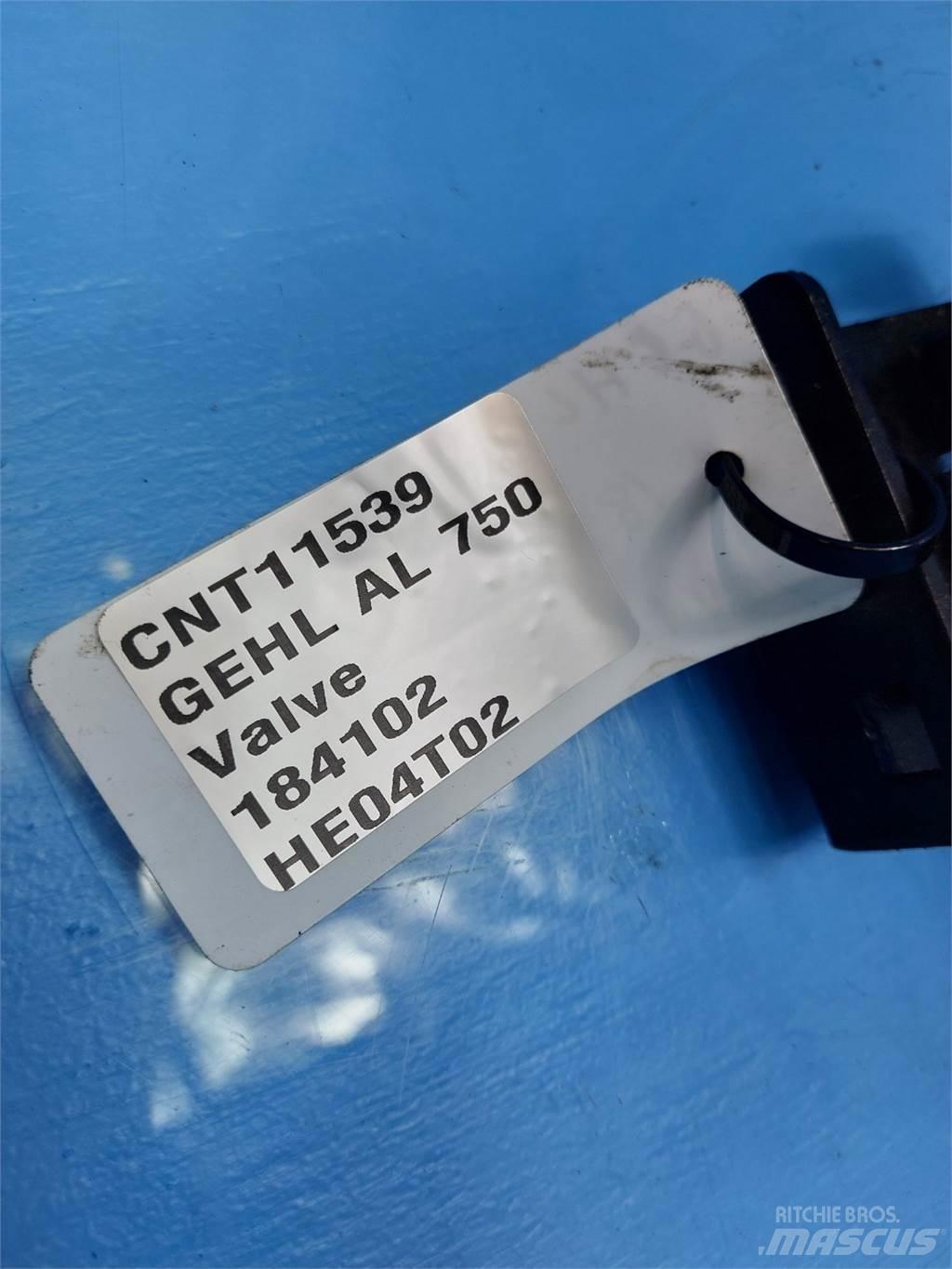 Gehl AL750 Hydrauliikka
