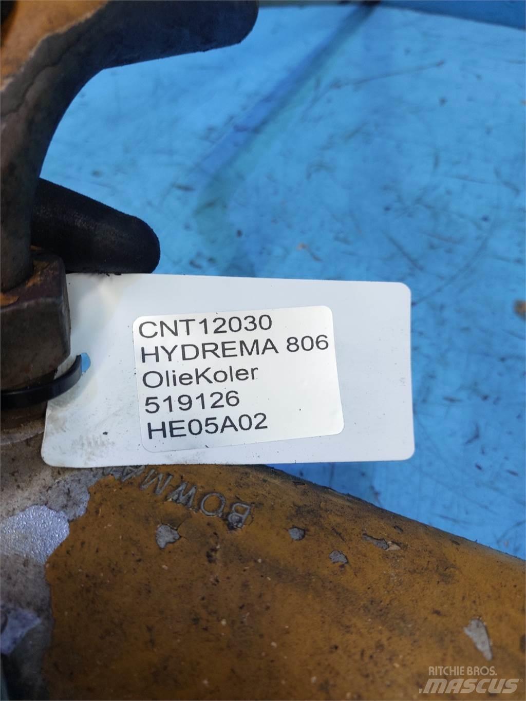 Hydrema 806 Jäähdyttimet