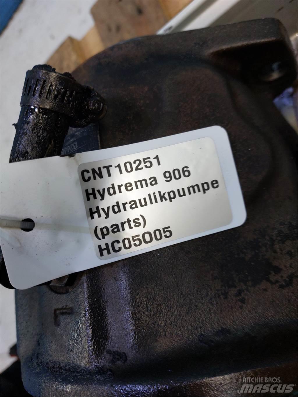 Hydrema 906B Hydrauliikka