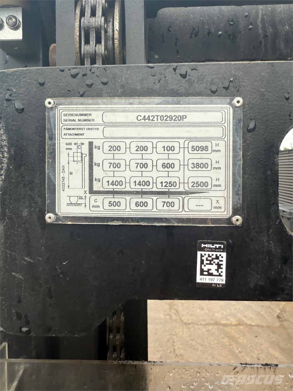 Hyster S1.5 Käsikäyttöiset pinoamisvaunut