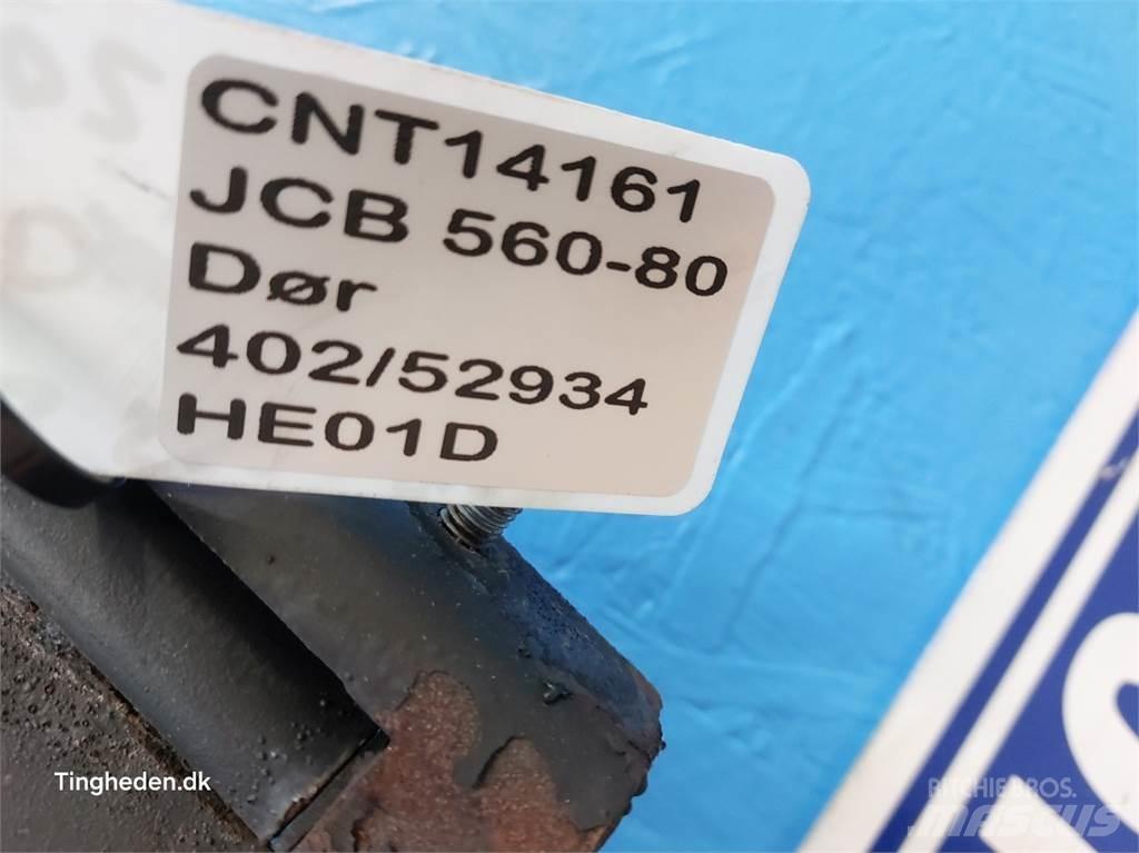 JCB 560-80 Ohjaamo ja sisusta