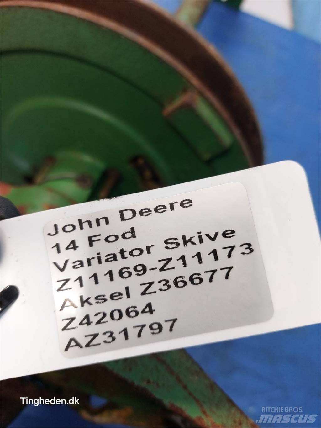 John Deere 1000 Lisävarusteet ja komponentit