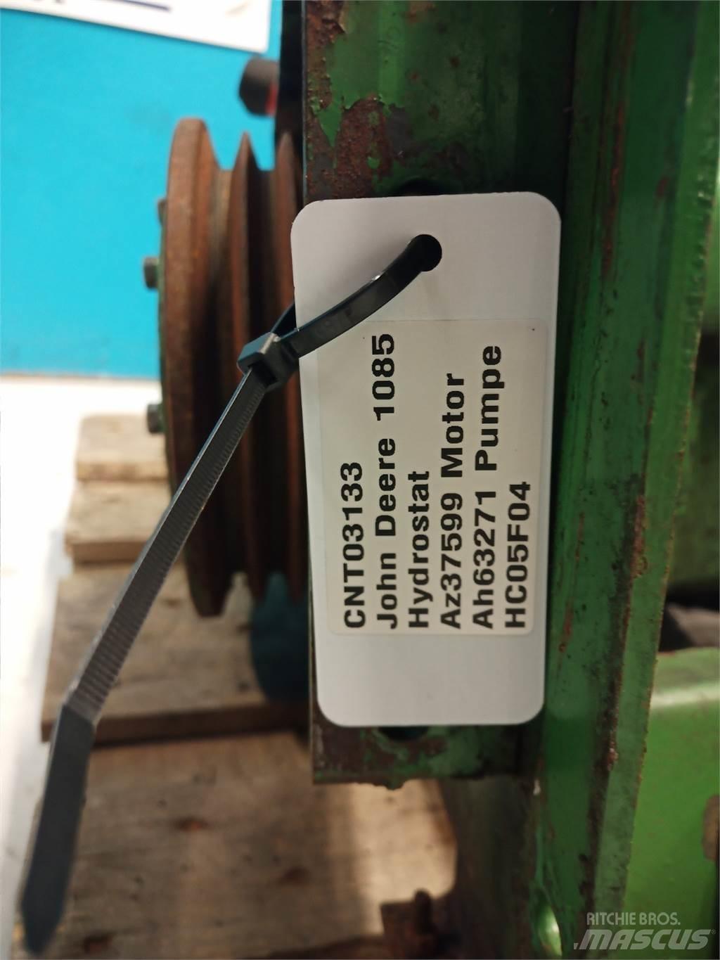 John Deere 1085 Hydrauliikka