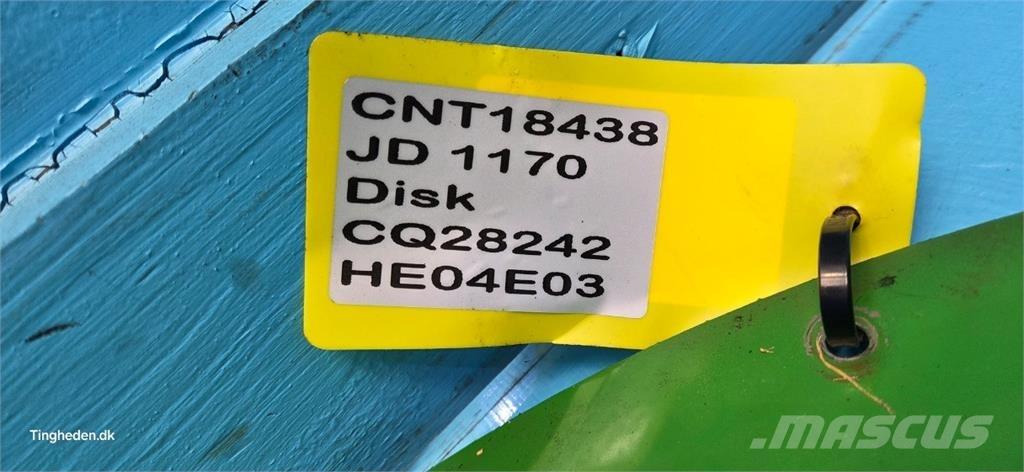 John Deere 1170 Lisävarusteet ja komponentit