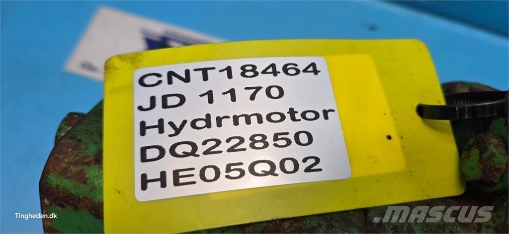 John Deere 1170 Hydrauliikka
