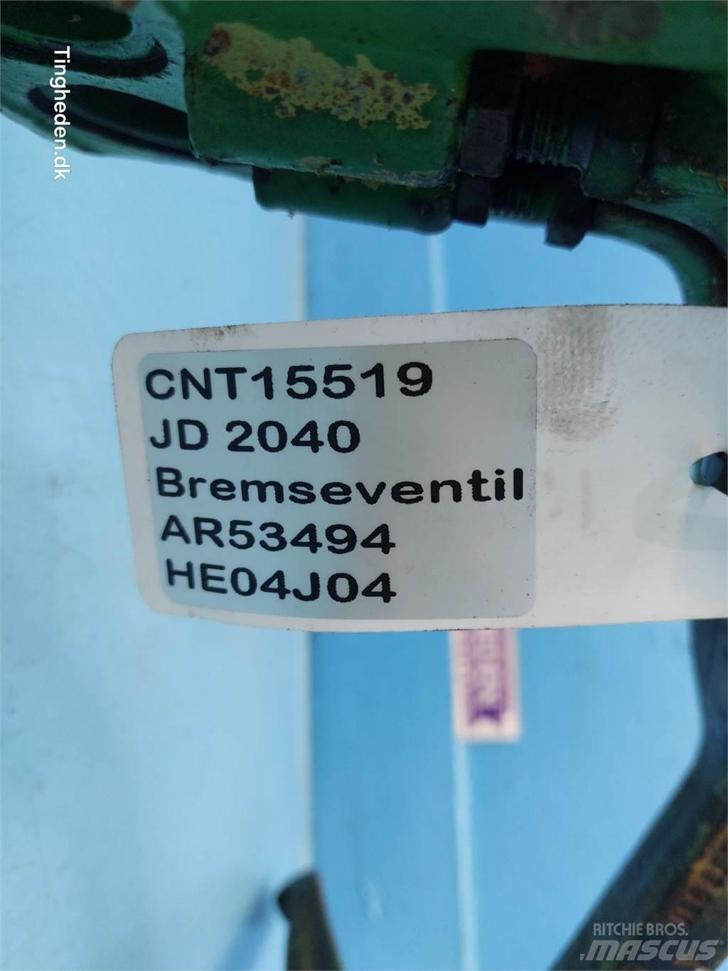 John Deere 2040 Hydrauliikka