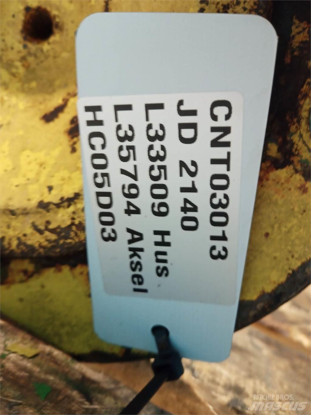 John Deere 2140 Lisävarusteet ja komponentit
