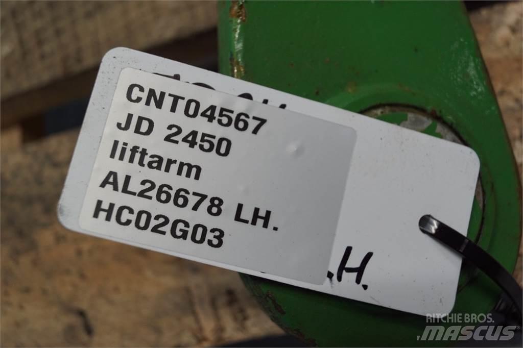 John Deere 2450 Lisävarusteet ja komponentit