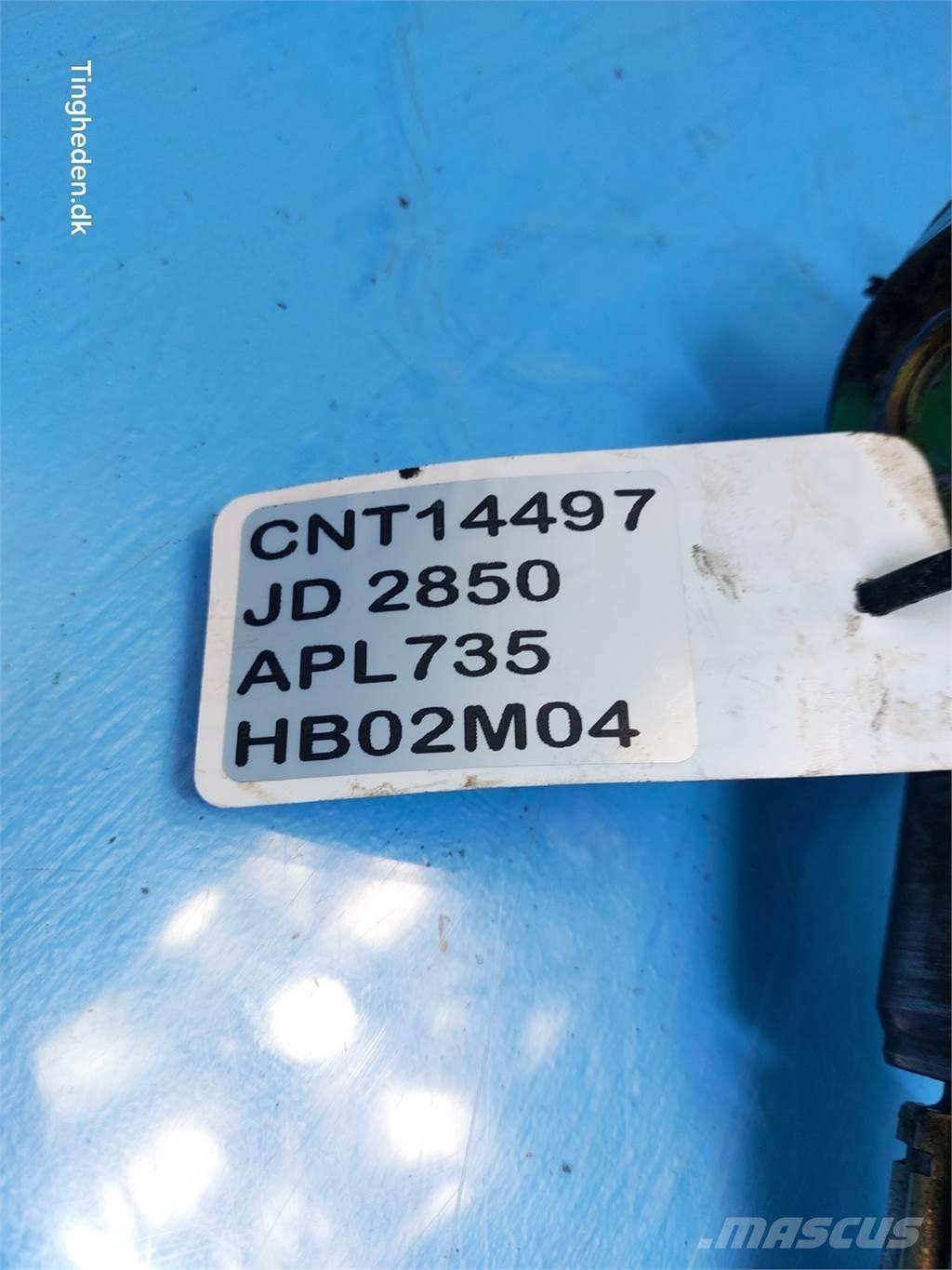 John Deere 2850 Lisävarusteet ja komponentit