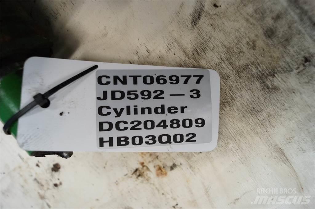 John Deere 592 Hydrauliikka