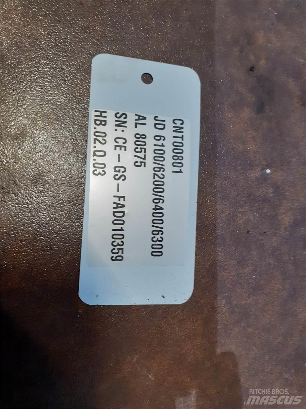 John Deere 6100 Lisävarusteet ja komponentit