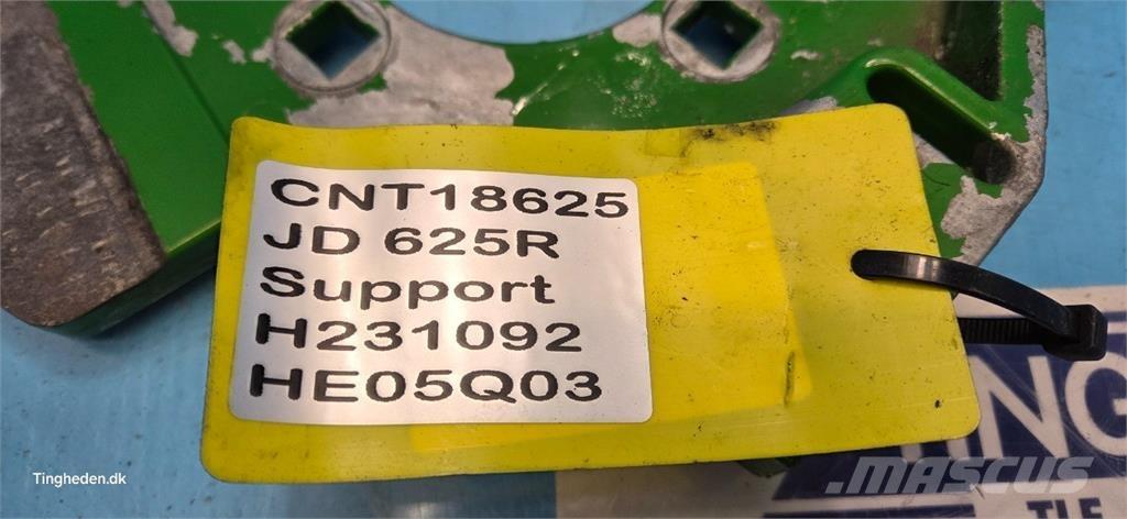 John Deere 625R Lisävarusteet ja komponentit
