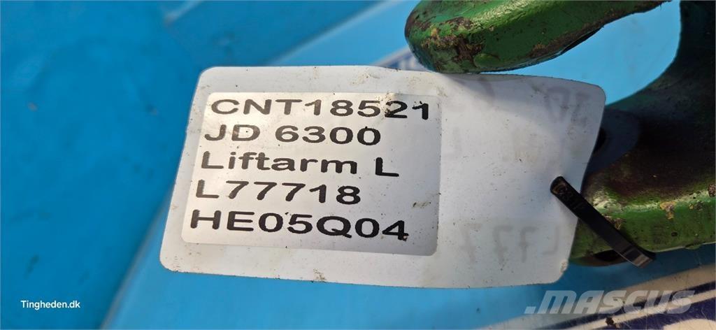 John Deere 6300 Lisävarusteet ja komponentit