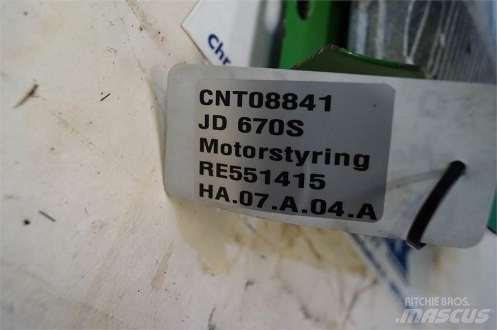 John Deere 670S Sähkö ja elektroniikka