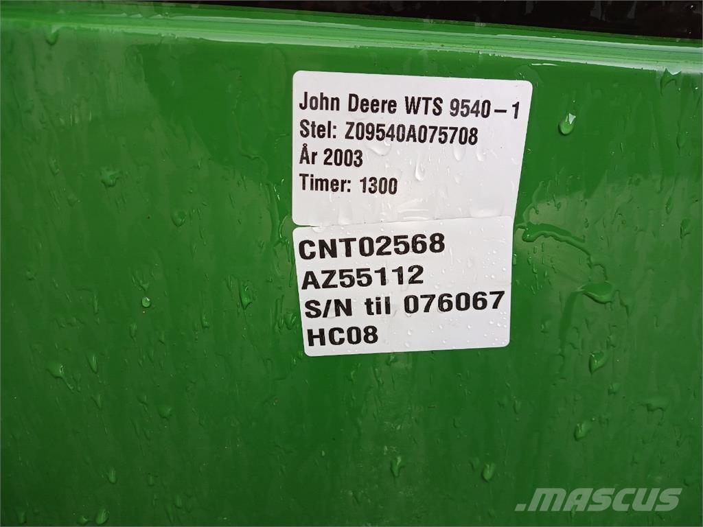 John Deere 9540 Muut maatalouskoneet