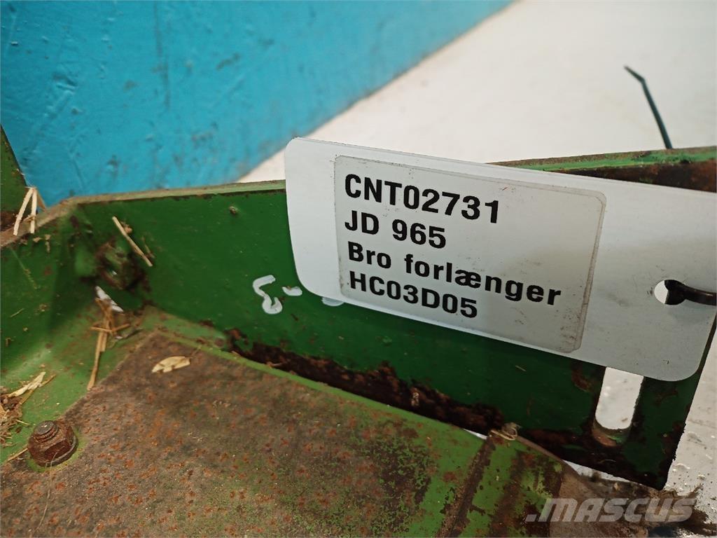 John Deere 965 Lisävarusteet ja komponentit