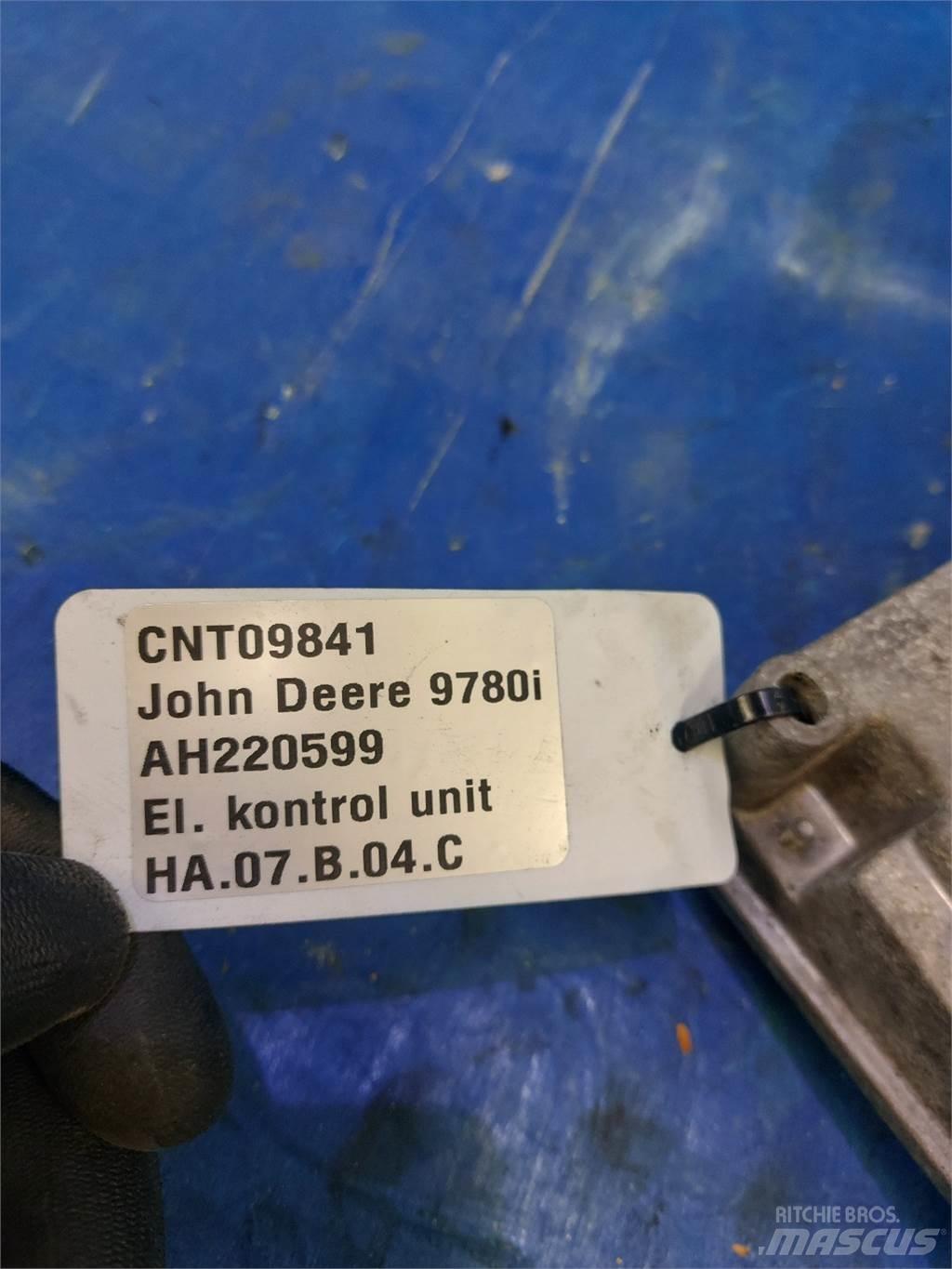 John Deere 9780 Sähkö ja elektroniikka
