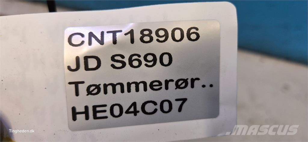 John Deere S690 Lisävarusteet ja komponentit