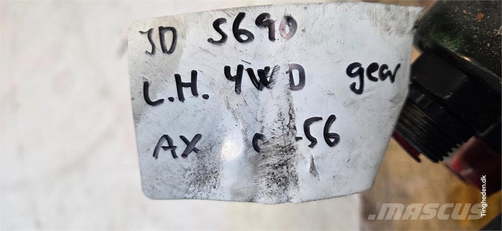 John Deere S690 Lisävarusteet ja komponentit