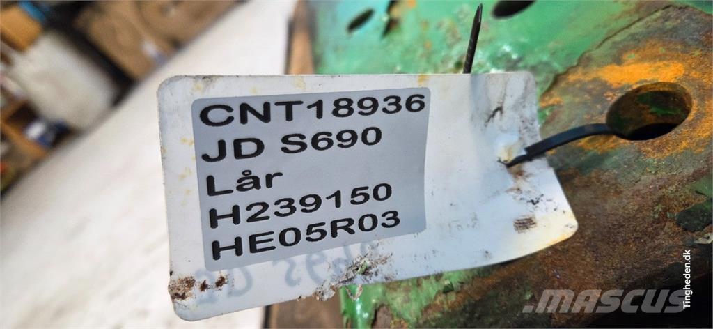 John Deere S690 Lisävarusteet ja komponentit